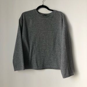 Zara long sleeve grey sweater